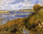 皮埃尔奥古斯特雷诺阿 - The Banks of the Seine at Champrosay